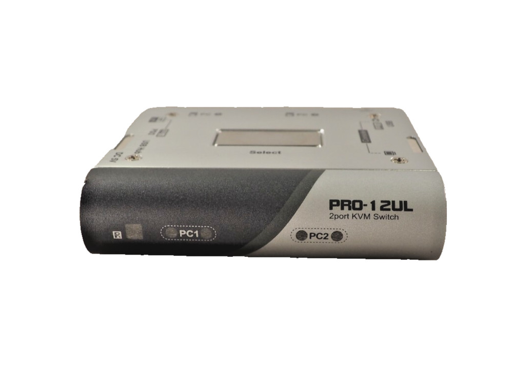 CONNECTPRO PRO-12UL 2-port KVM Switch NO PSU