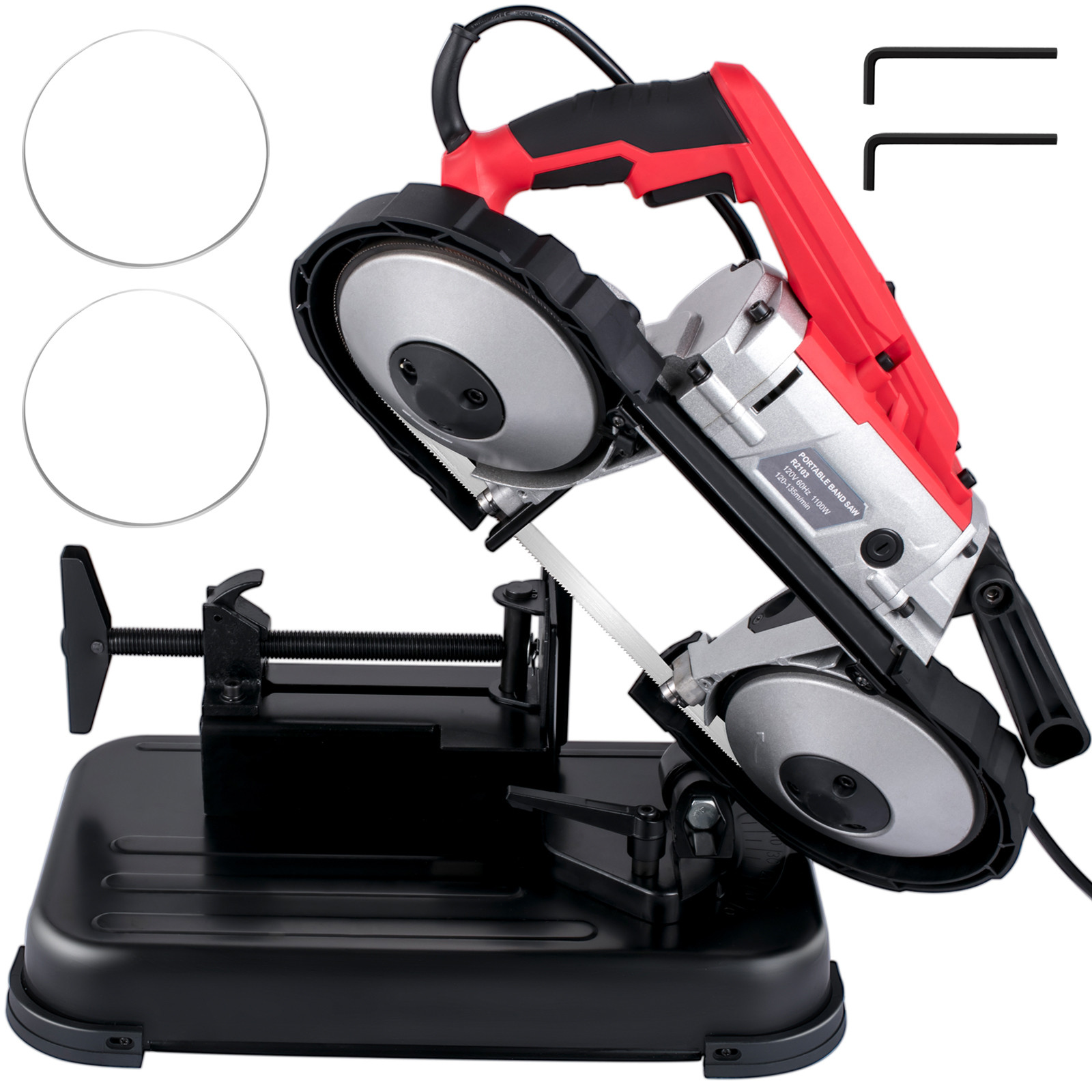 Portable Band Saw Variable-Speed 110V Deep Cut  10-Amp Motor w/ Alloy Base