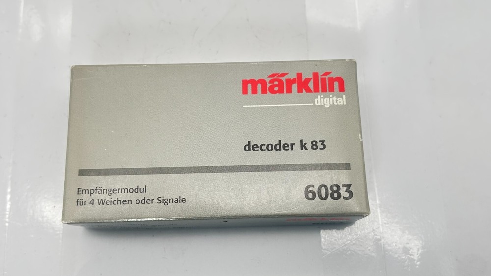 Märklin 6083 decoder k83 in original packaging with description k 83