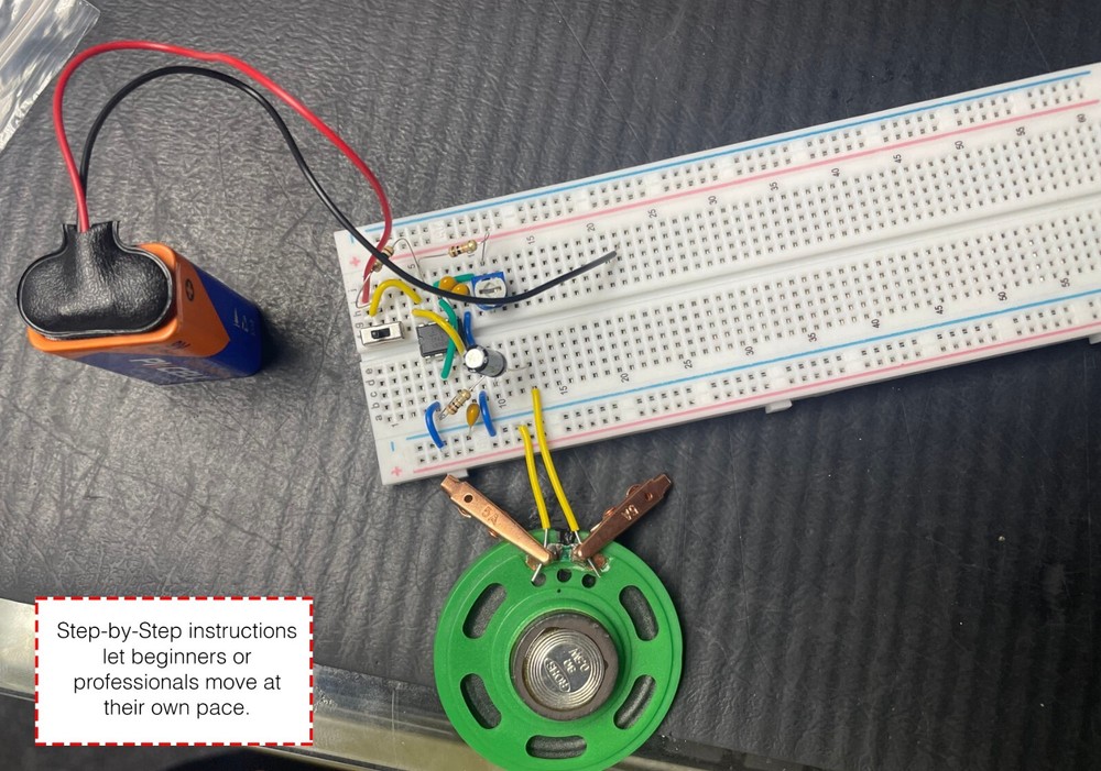 Make: Radio Component Kit - Complete Electronics Component Pack Book Science Lab