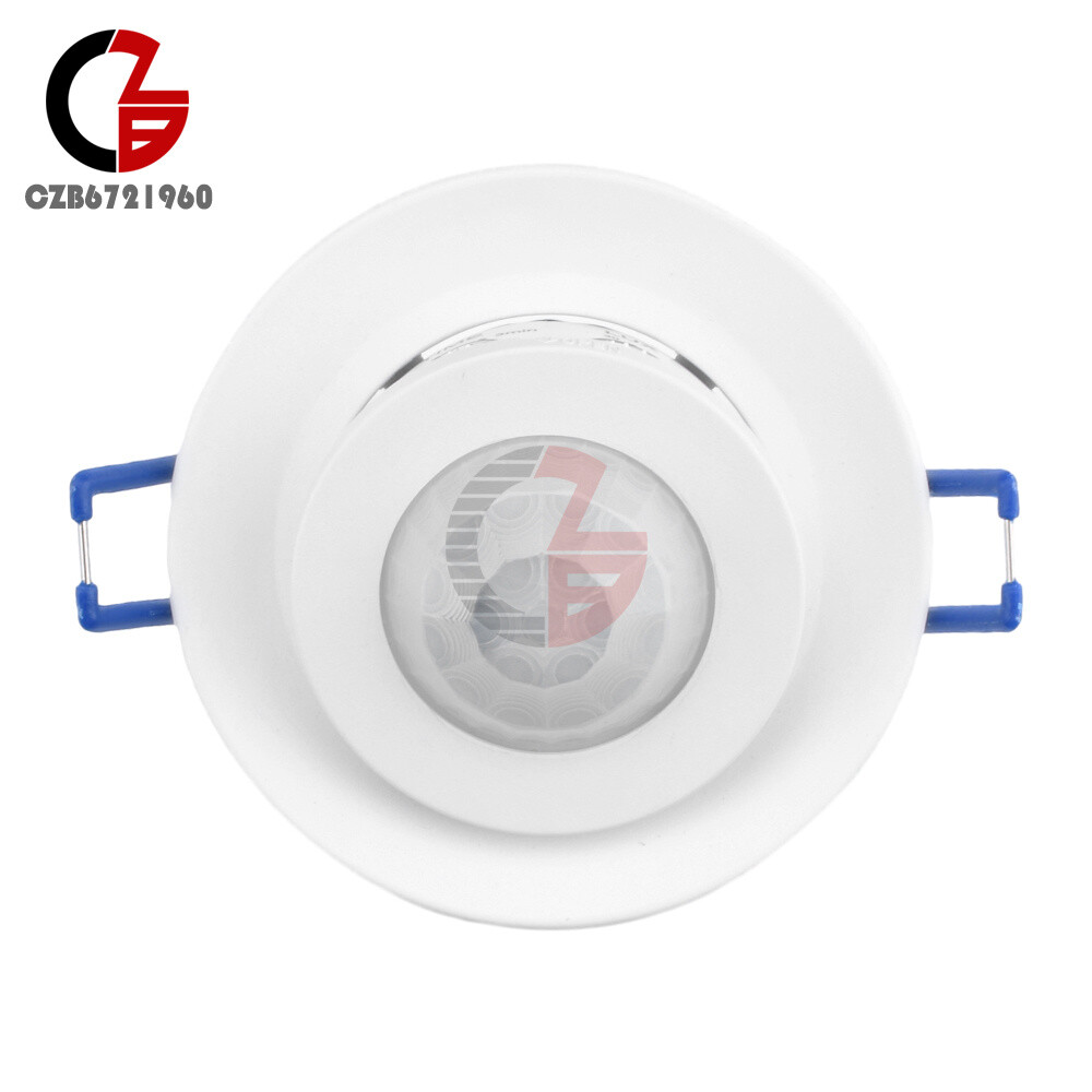 AC220-240V PIR Motion Sensor Detection Embedded Rotary Sensor 360° Motion Sensor