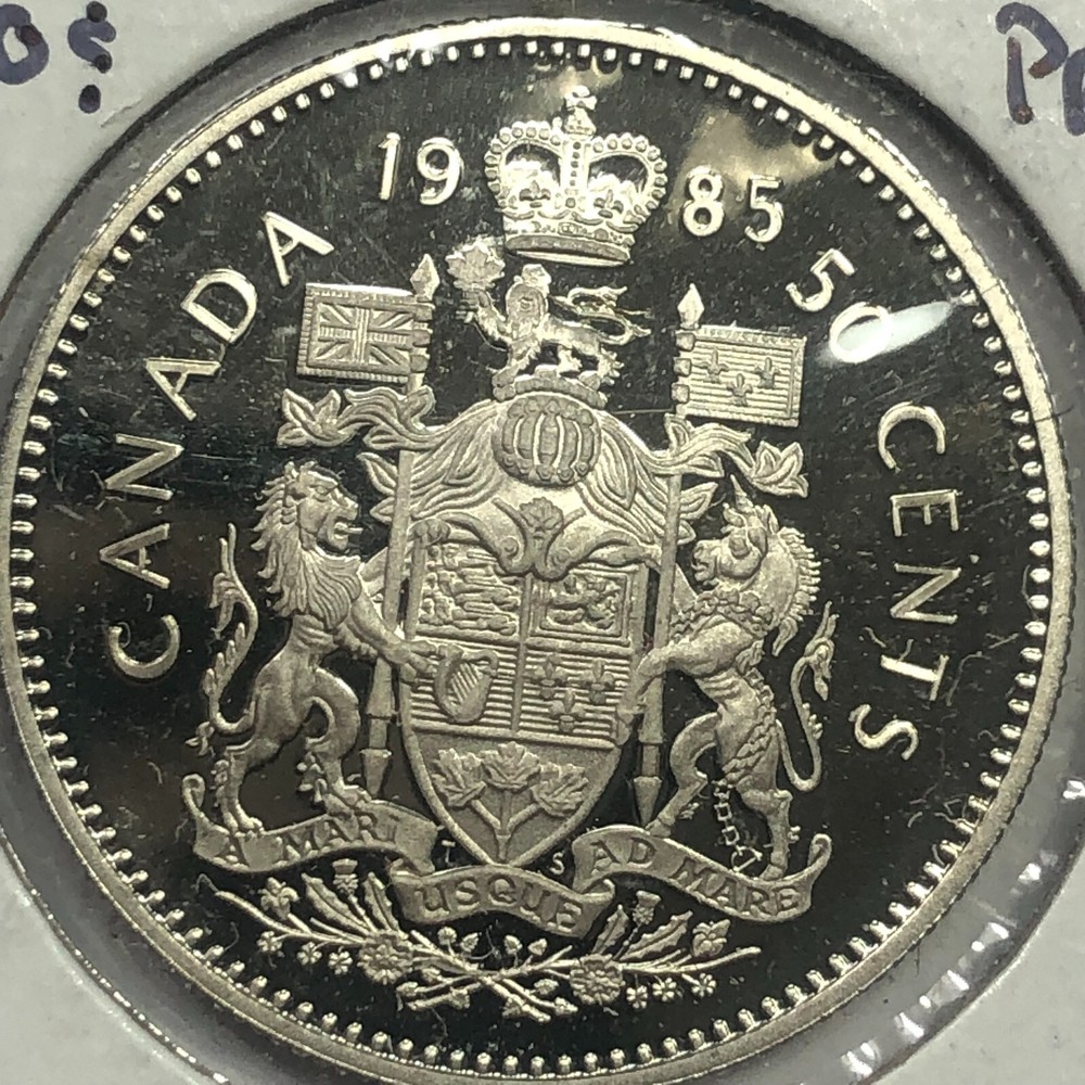 1985 Canada Proof Fifty Cent Foreign Coin #2064