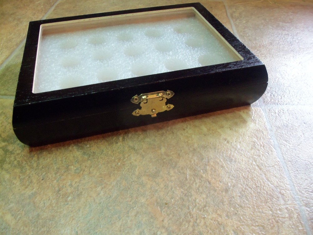 BIRD 43 GLASS CIGAR CASE FOR 15 WATTMETER ELEMENTS