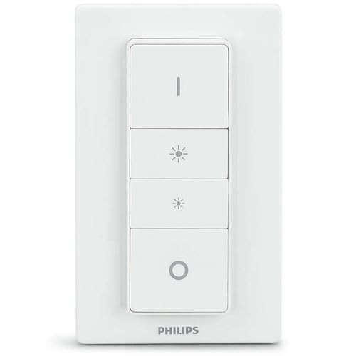 Philips Hue Wireless Dimmer Switch + Remote 473371 Battery Powered Works w/ Hub