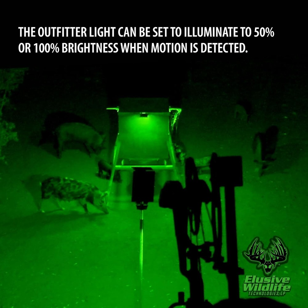 | Kill Light Outfitter Solar-Powered Feeder Light - Night Hog Hunting | Motion-A