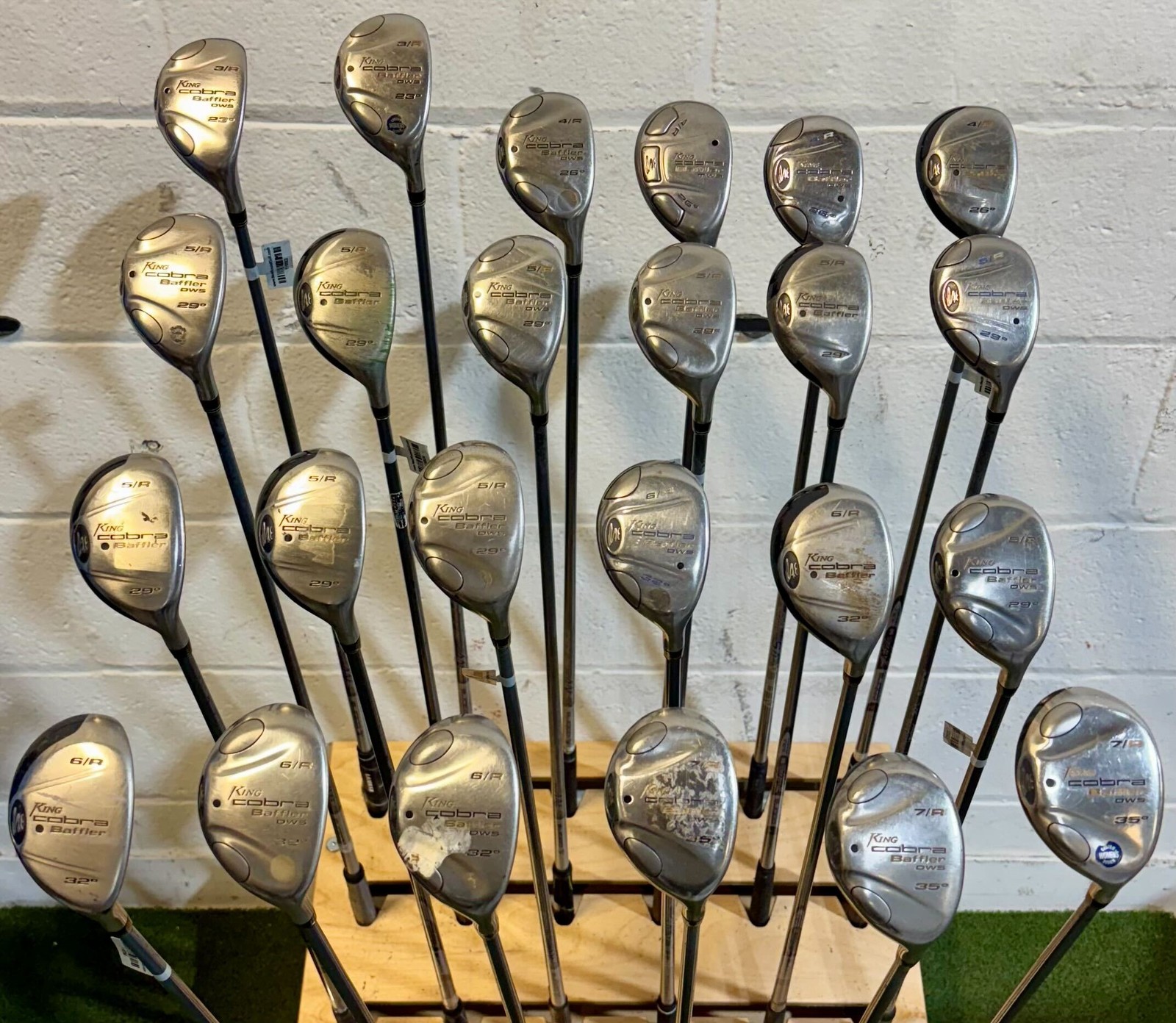 Wholesale Lot of 45 Golf Clubs - Cobra Hybrids