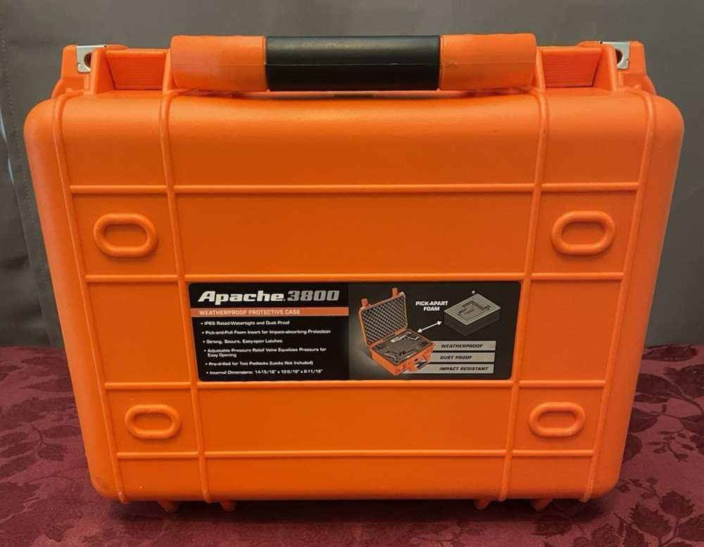 Apache 3800 Weatherproof, Dust Proof, Impact Resistant Protective Case