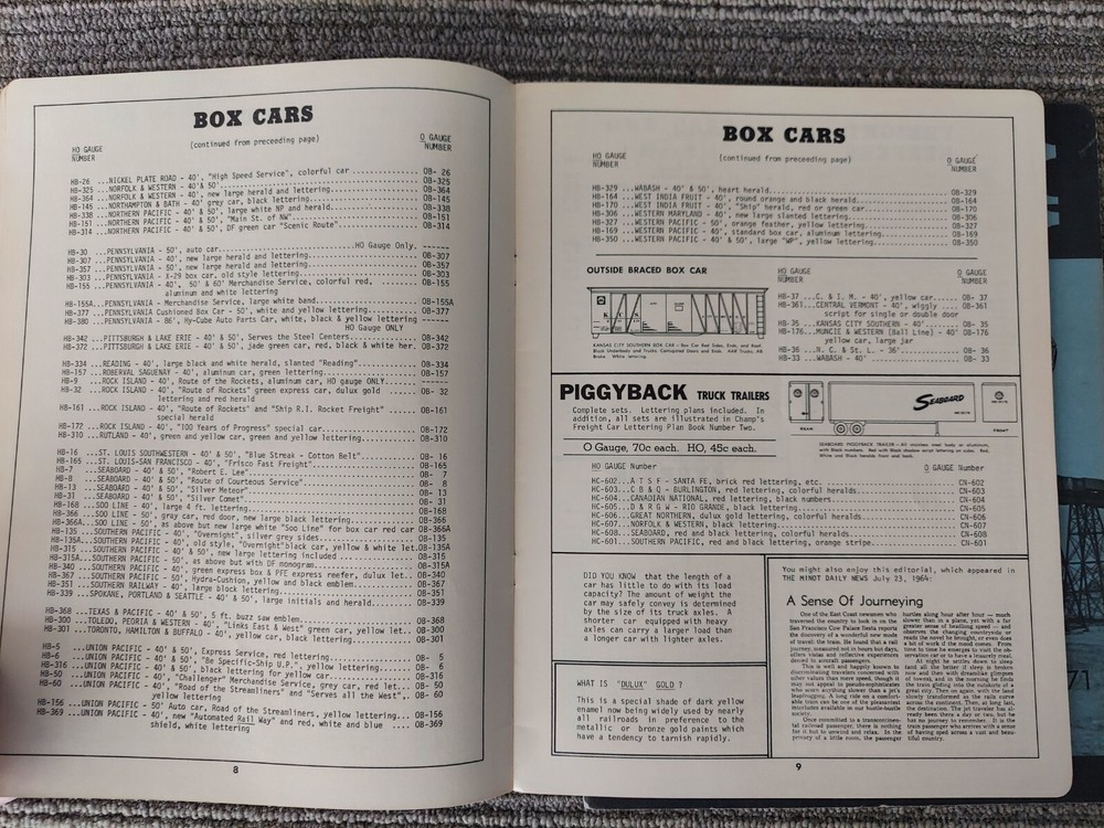 Champ Decals Catalogs #67 And #71