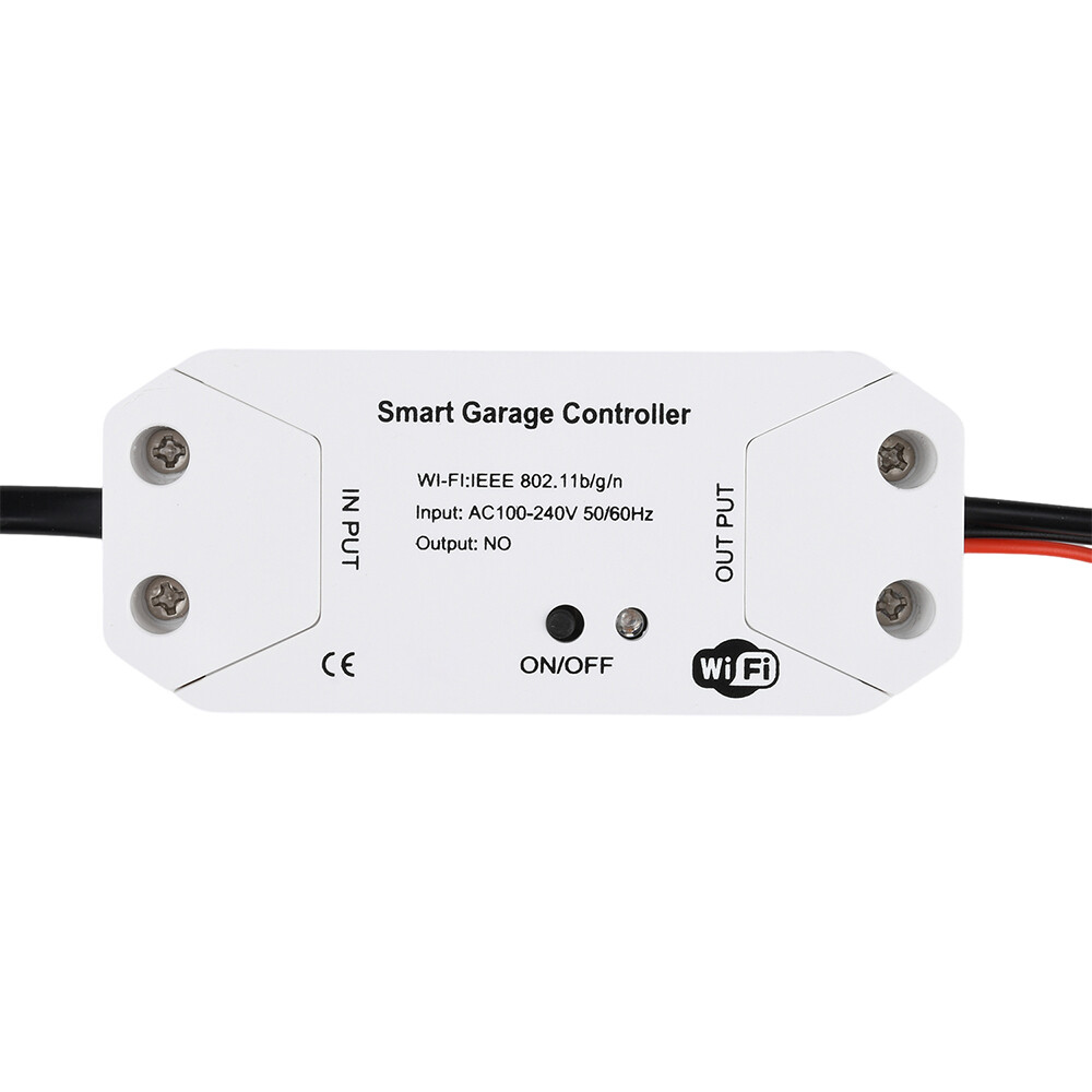 WiFi Smart Garage Door Opener Wireless APP Remote Controller Timer Voice Control