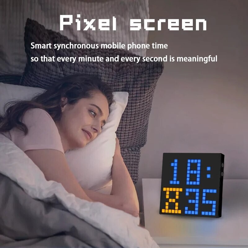 pixel stand night light