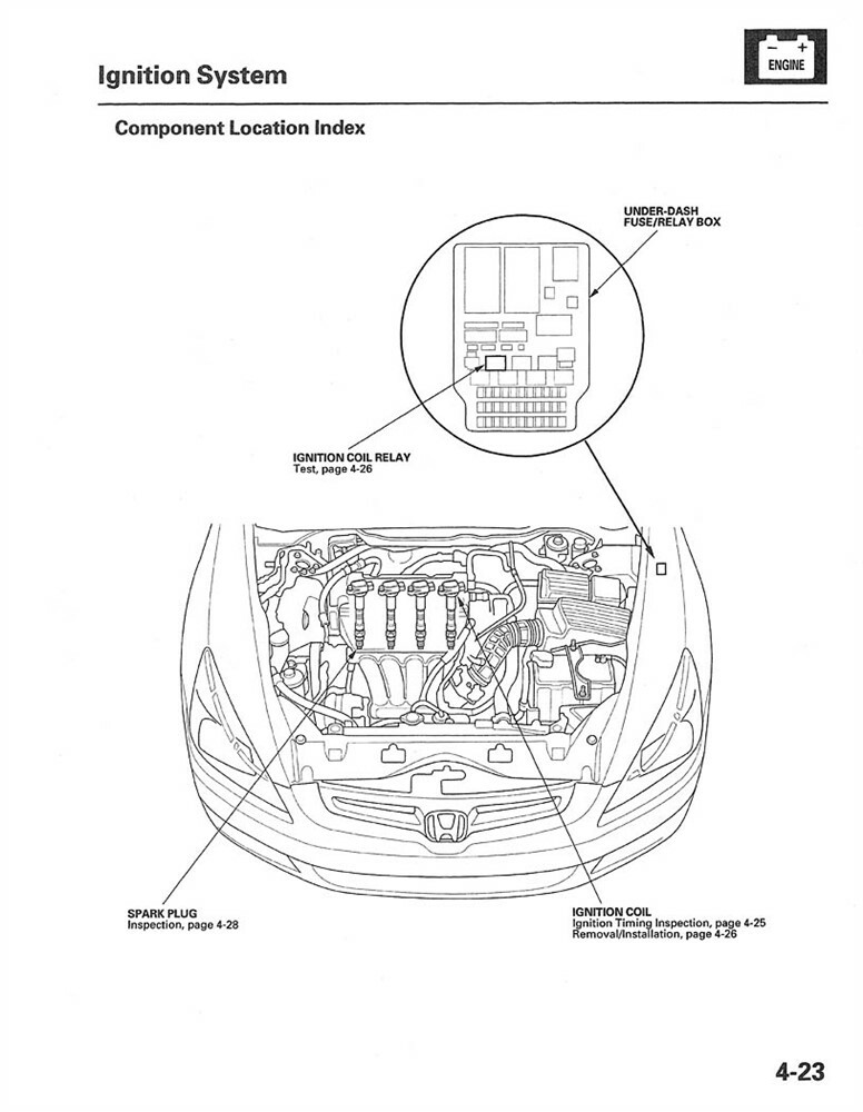 2003 2005 2007 4 Cylinder Only Honda Accord Shop Service Repair Manual