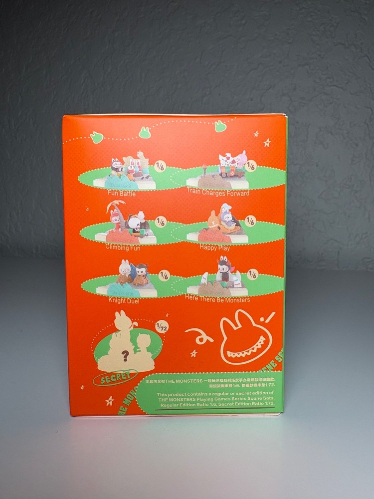 The Monsters Playing Games Scene Set (Fun Battle)