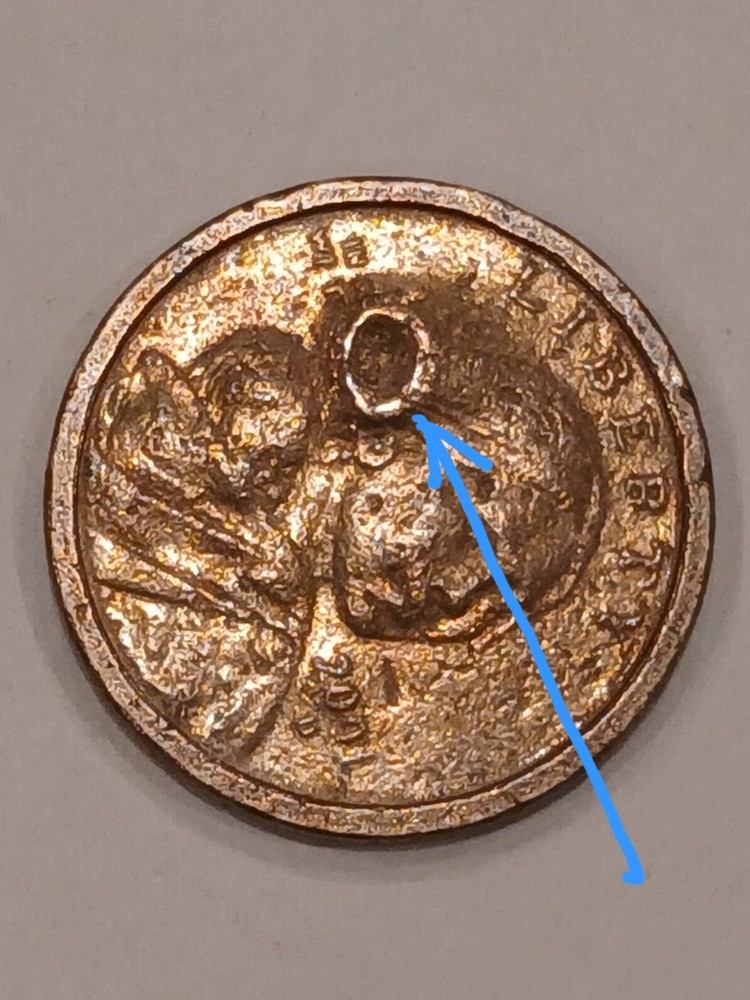 2001d Sacagawea One Dollar Coin Error