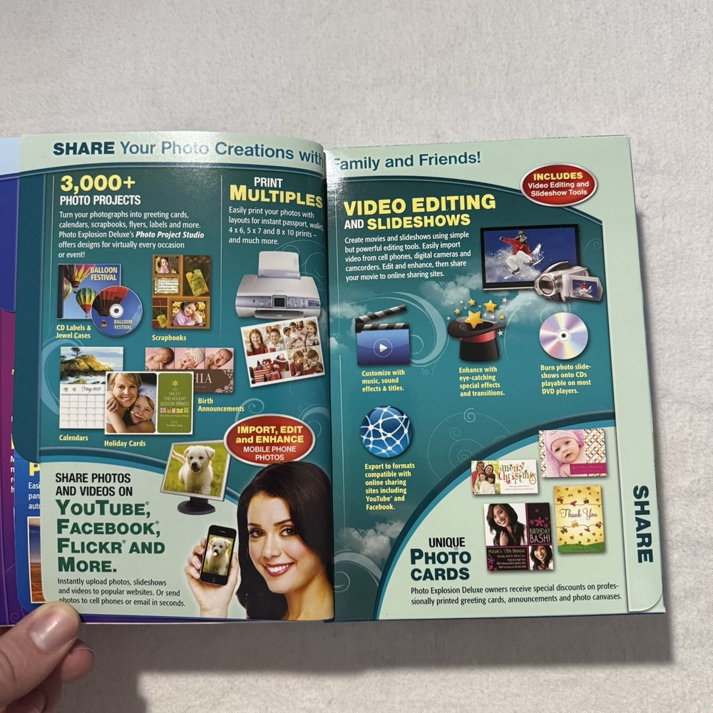 Photo Explosion Deluxe Version 5 Digital Editing Software Box NEW NIB