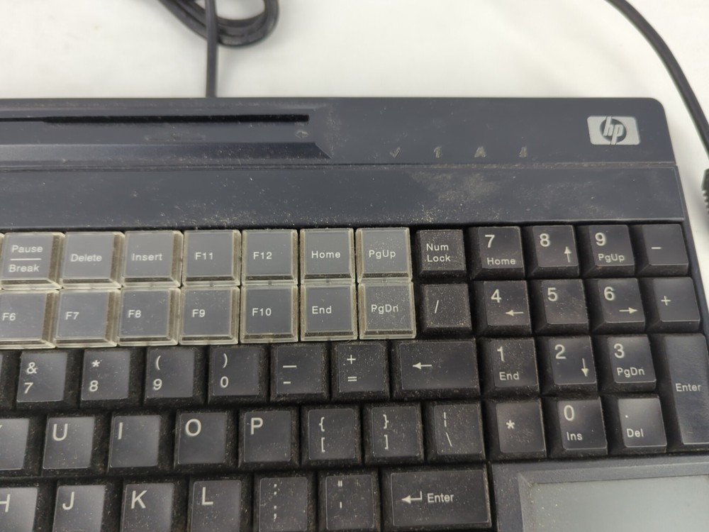 HP SPOS Programable Black Wired USB Keyboard Mouse POS G86-62411EUAISA
