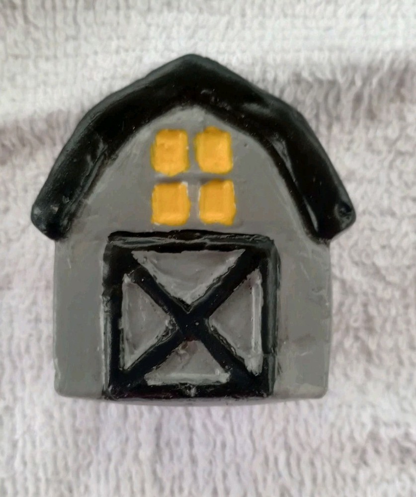 Barn Magnet Handmade Clay