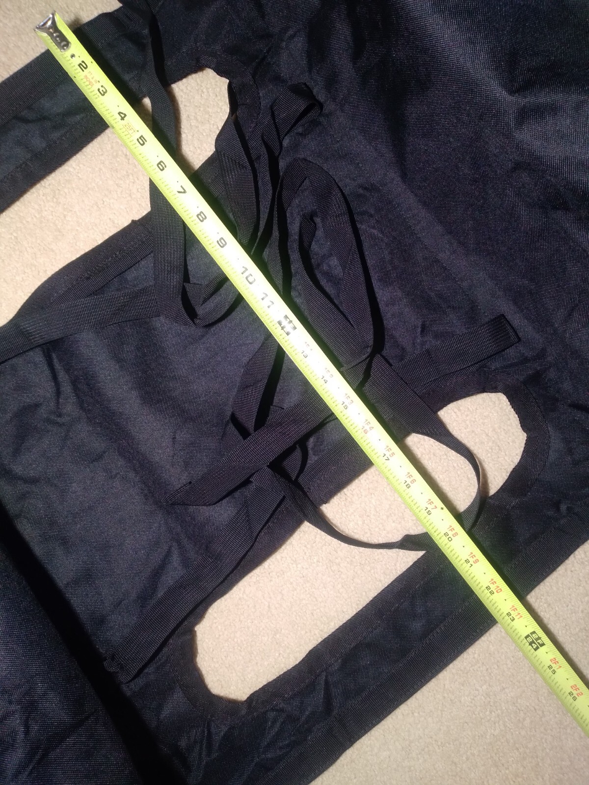 Harrison Howard Equestrian Horse Side Saddle Bags Black - Brand New