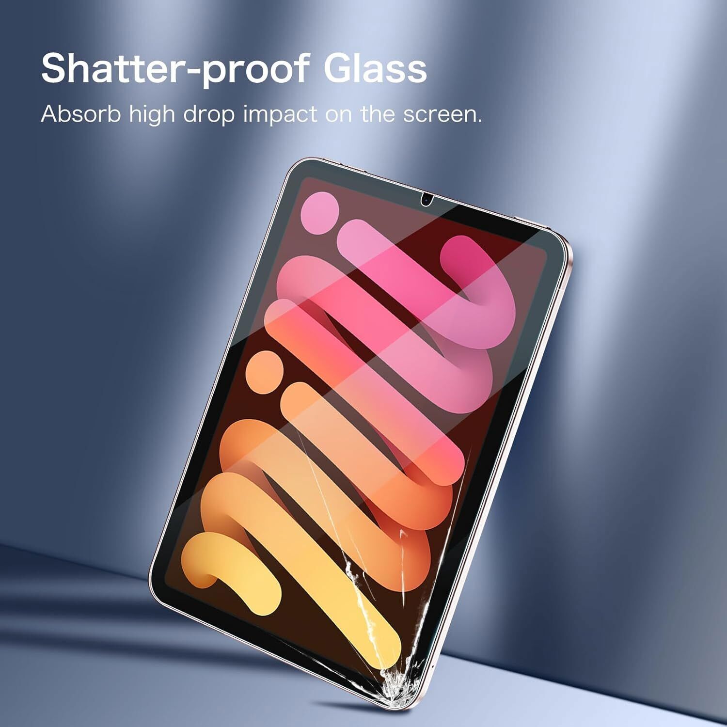 [2 Pack] Tempered Glass Screen Protector for iPad Mini 6th Generation (2021)