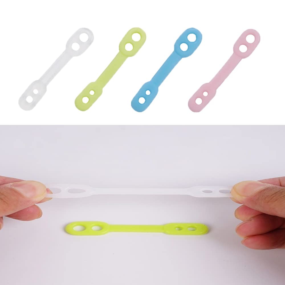 20 Pack Clothes Hangers Windproof Lock Straps Buckle Shockproof Non Falling S...