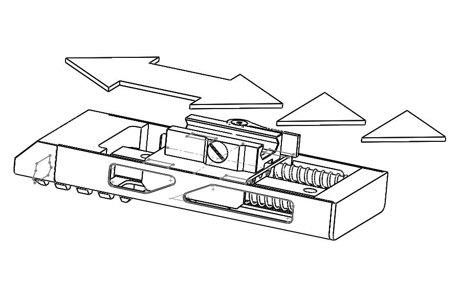 Recoil System Universal LARS for rifle