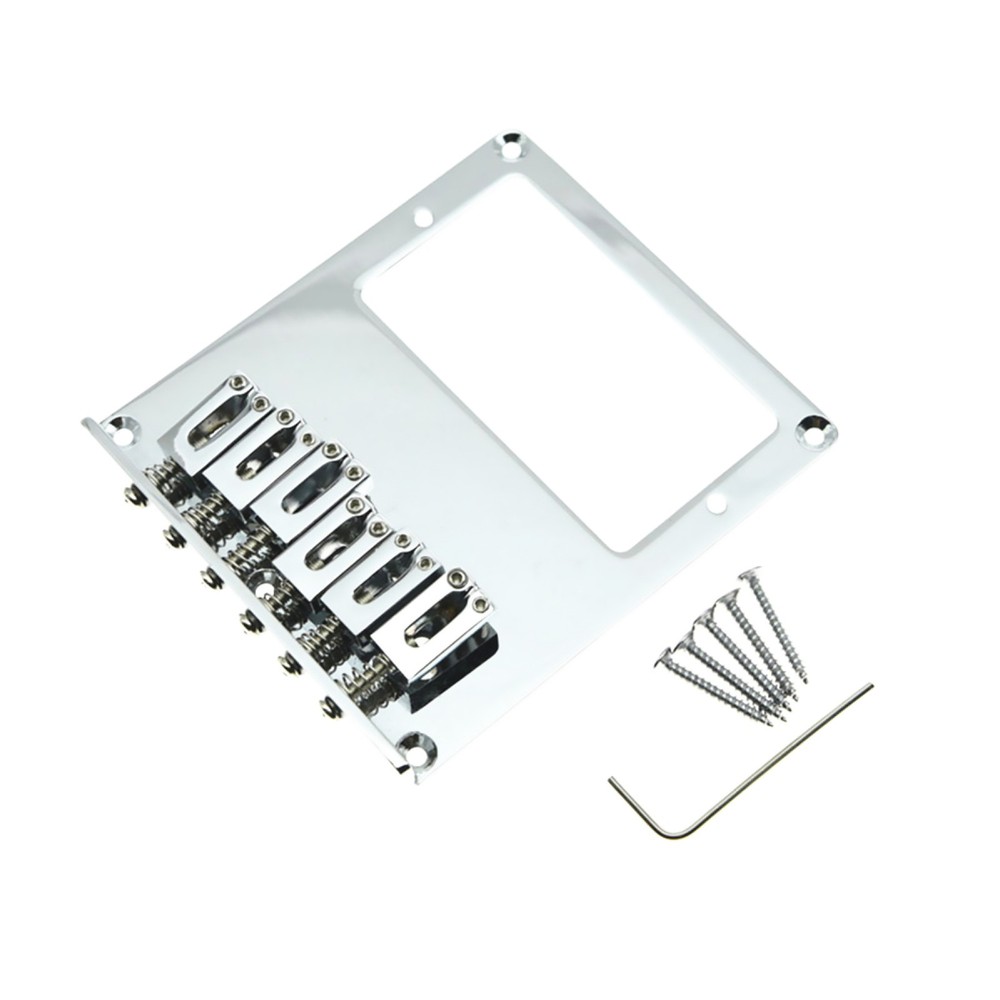 Adjustable Saddles 6 String Fixed Hardtail Bridge For Tele Telecaster Guitar S