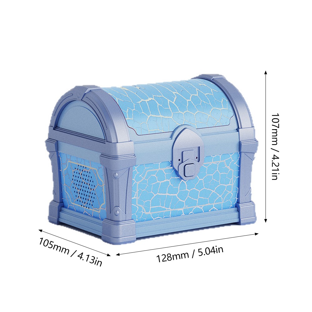 Treasure Chest Projector Night Light Bluetooth Speaker Galaxy Aurora Projection