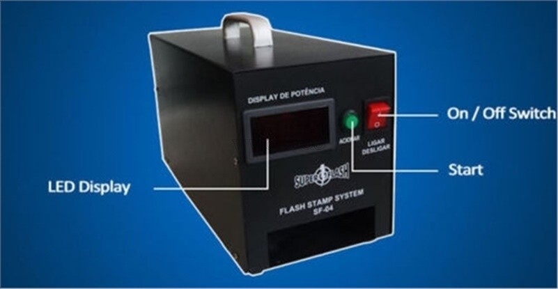 220V Digital Photosensitive Seal Flash Stamp Machine Engraving Machine Tool