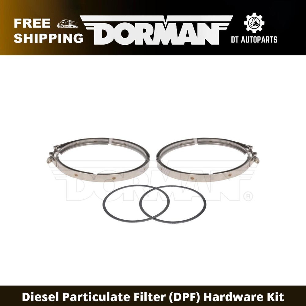 For 2016 International 7300 Dorman Diesel Particulate Filter (DPF) Hardware Kit