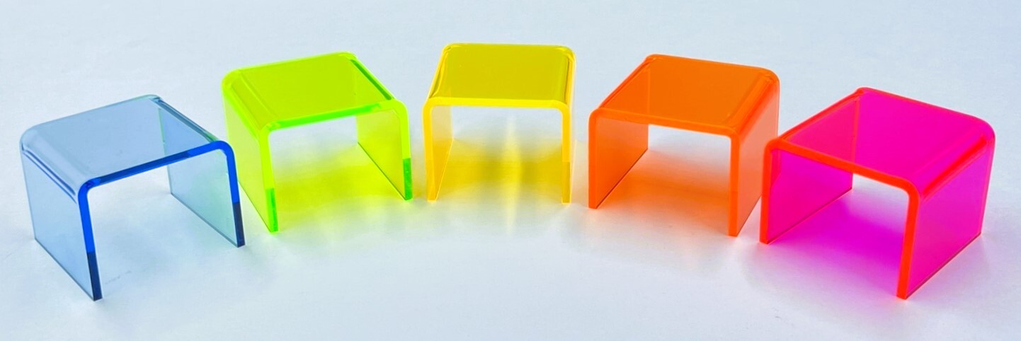 T'z Tagz Rare Single Unit 3x2x1.5 Small Acrylic Riser Display Stand Holders