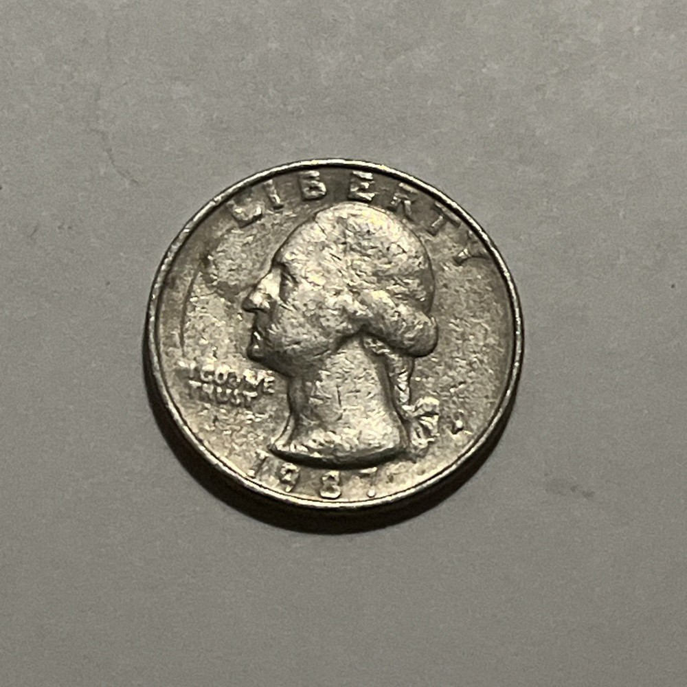 1987 P Mint Quarter Error
