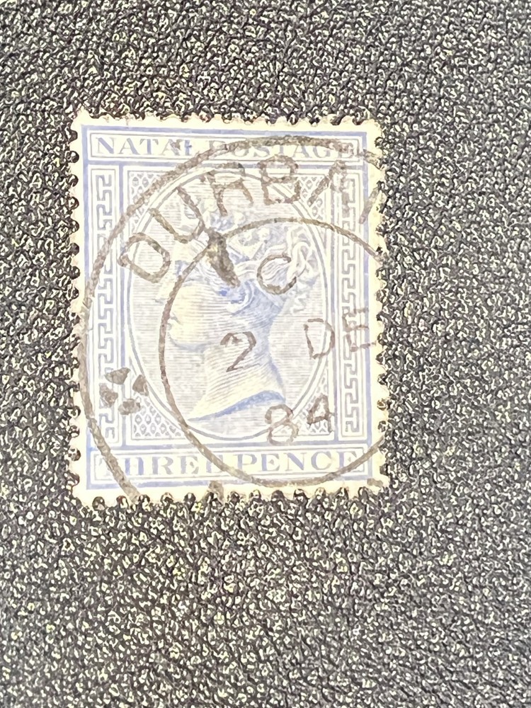 Natal stamp 68 used