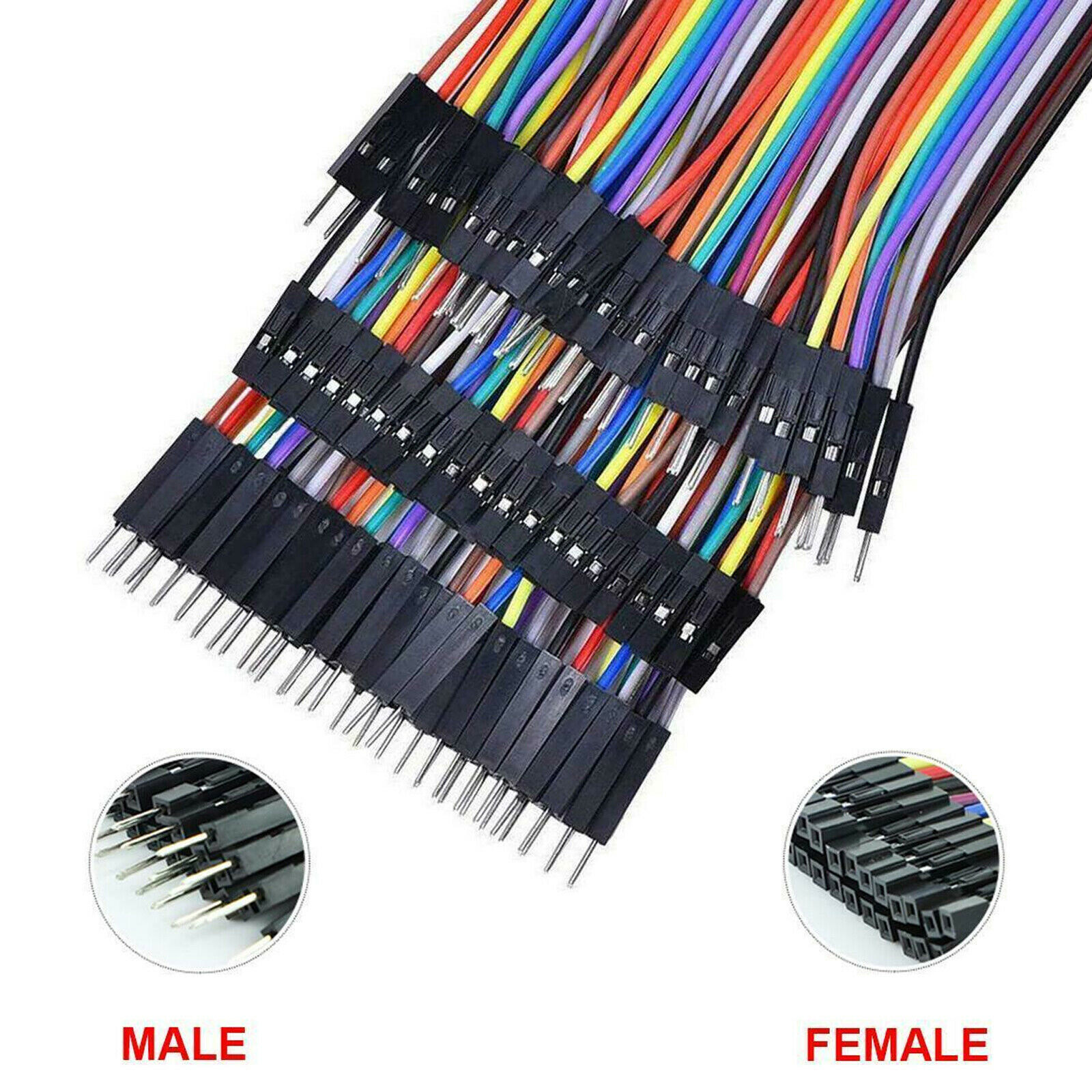 Dupont Cable Jumper Wire 10 20 30 cm F-M F-F M-M USA