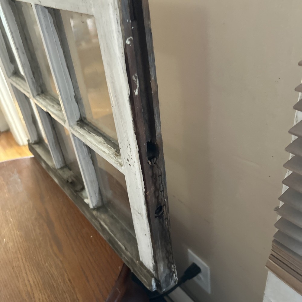 Antique window sash
