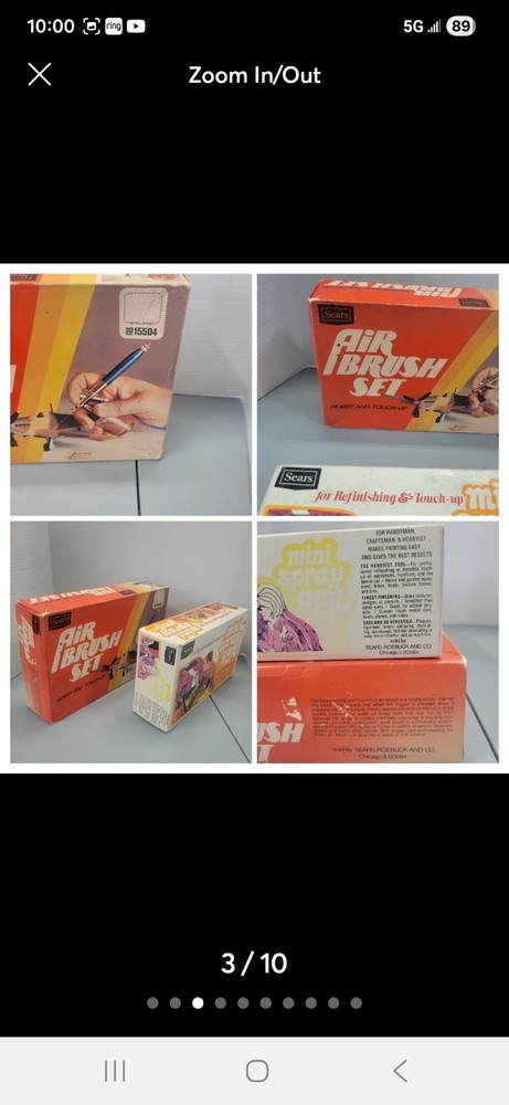 Vintage Sears Air Brush set