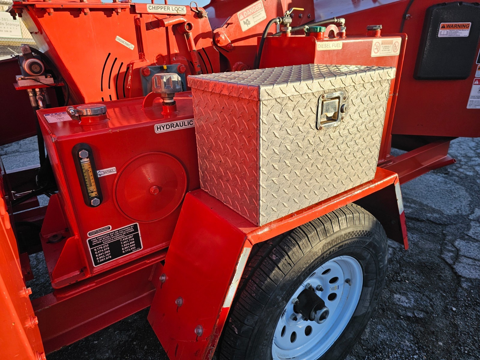 Morbark Beever M12R 367 Hours Auto Feed Perkins Turbo Diesel 12" Wood Chipper