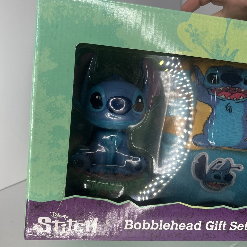Disney STITCH Bobblehead Gift Set