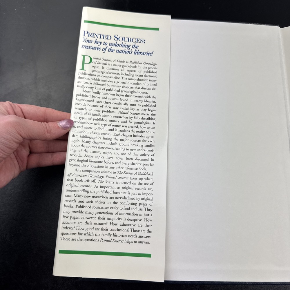 Printed Sources A Guide To Published Genealogical Records