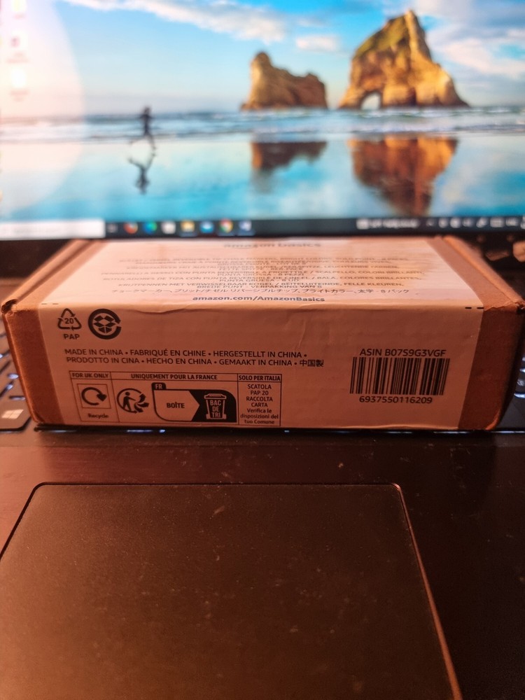 Bullet/Chisel Reversible Tip Chalk Markers, Bold Point, 8 Pack, Bright Colors