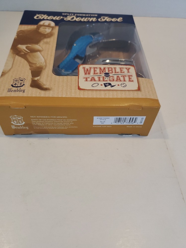 Wembley Tailgate Split Formation Chow Down Tool Fork/Knife/Spoon/Bottle Opener