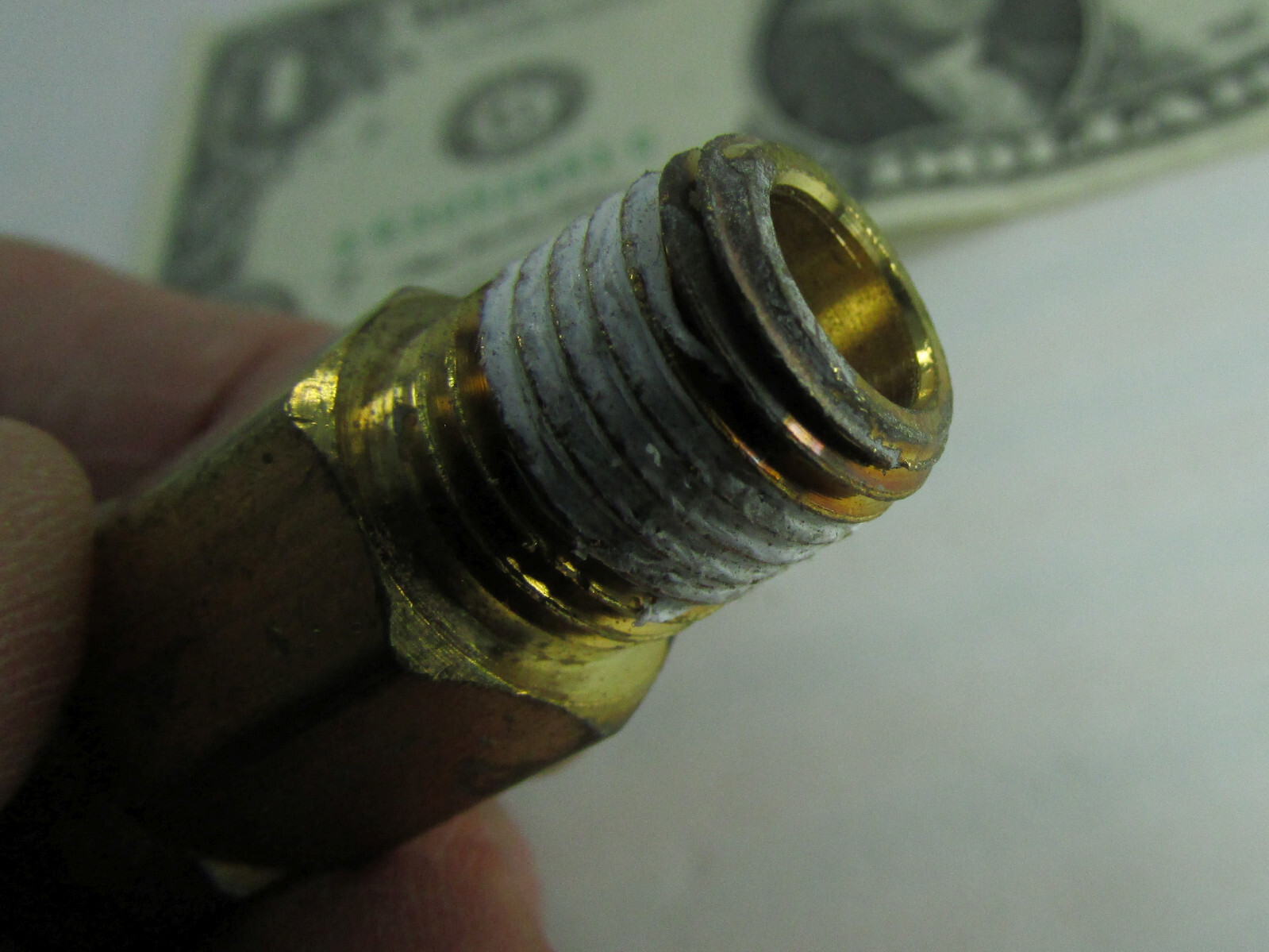 NOS Taprite Check Valve Regulator Outlet Fittings, 1/4" Flare x 1/4" NPT 5436A