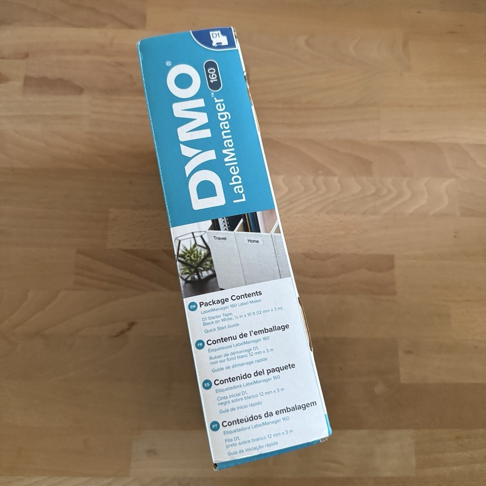 Dymo LabelManager 160 Label Maker Black New