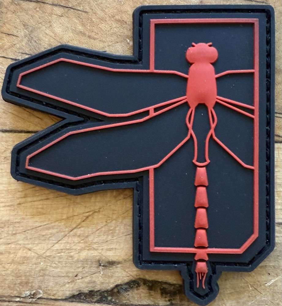 Haley Strategic “Dragonfly” Black/Red Variant Patch