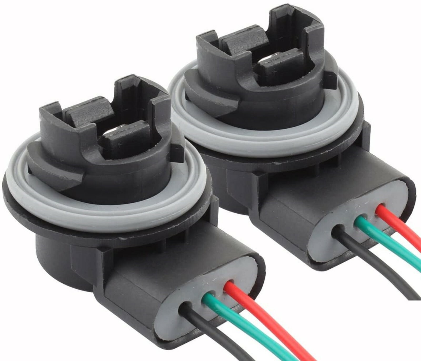 Universal Pigtail Wire Female Socket 3157 S Two Harness Front Turn Signal Light