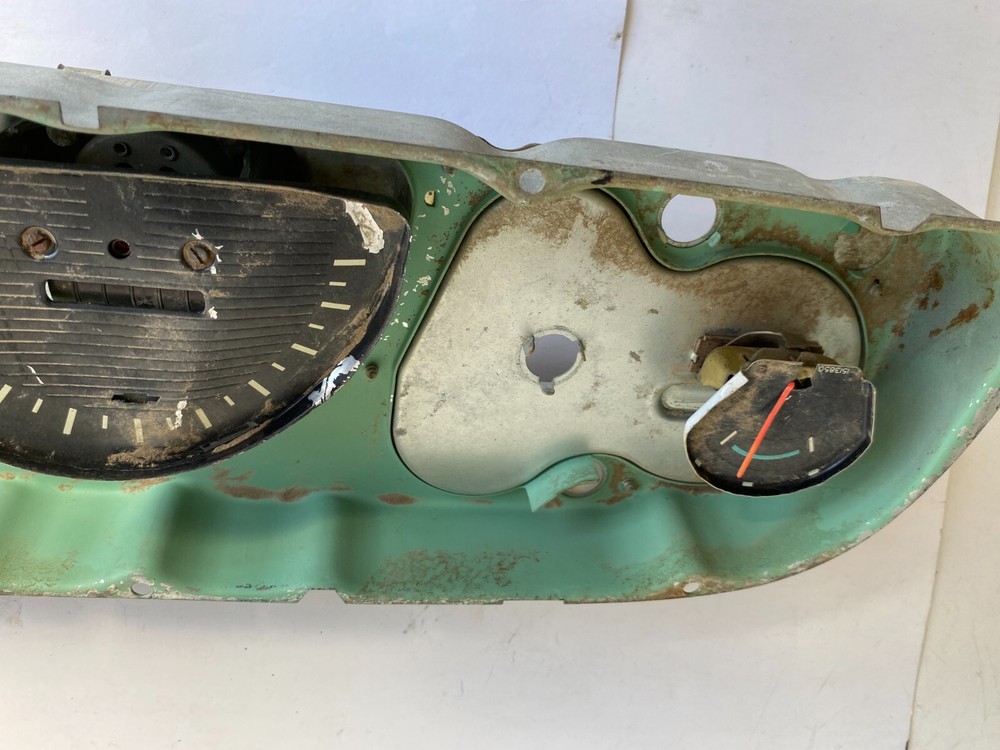 Dirty Dented Broken Gauges-Dash Instrument Panel Cluster BACKING PLATE-CHEVY C10