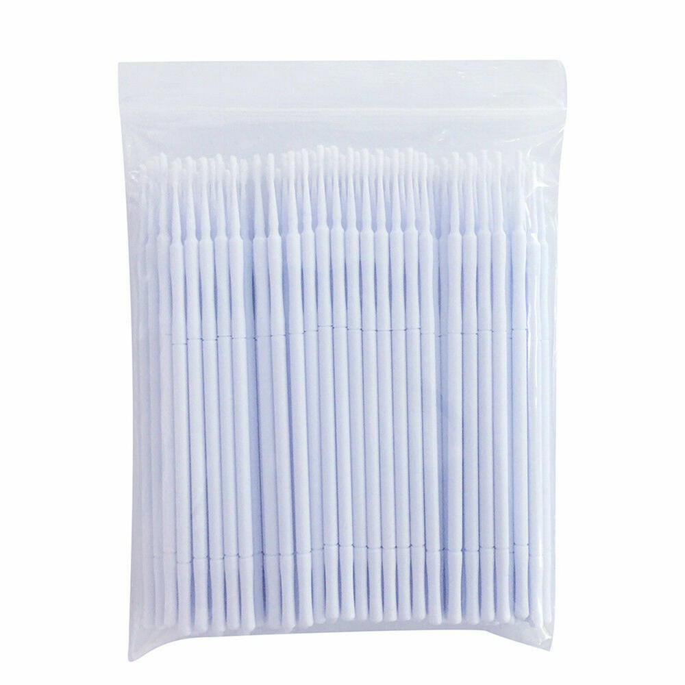 100×Dental Disposable Microbrush Bendable Applicators Tips Micro Brush Cleaning