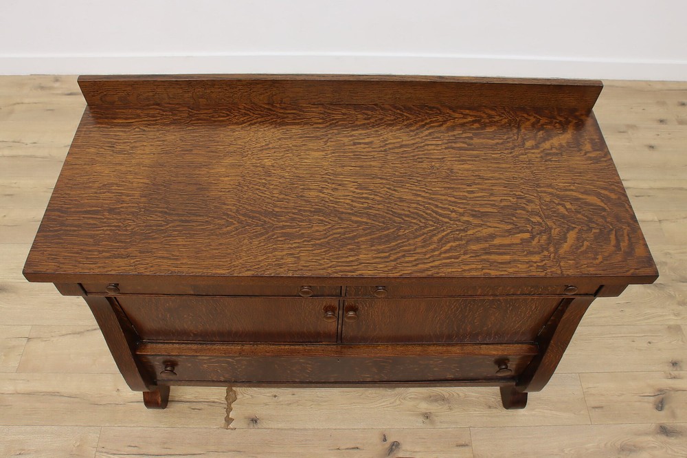 Empire Antique Oak Buffet, Server, Sideboard or Console #57126