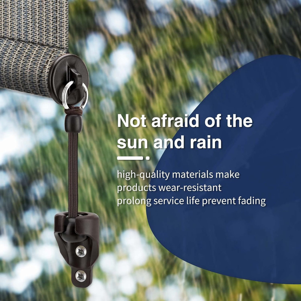 Universal Shade Bungee Tie Downs Replacement Parts,Compatible with Coolaroo Exte