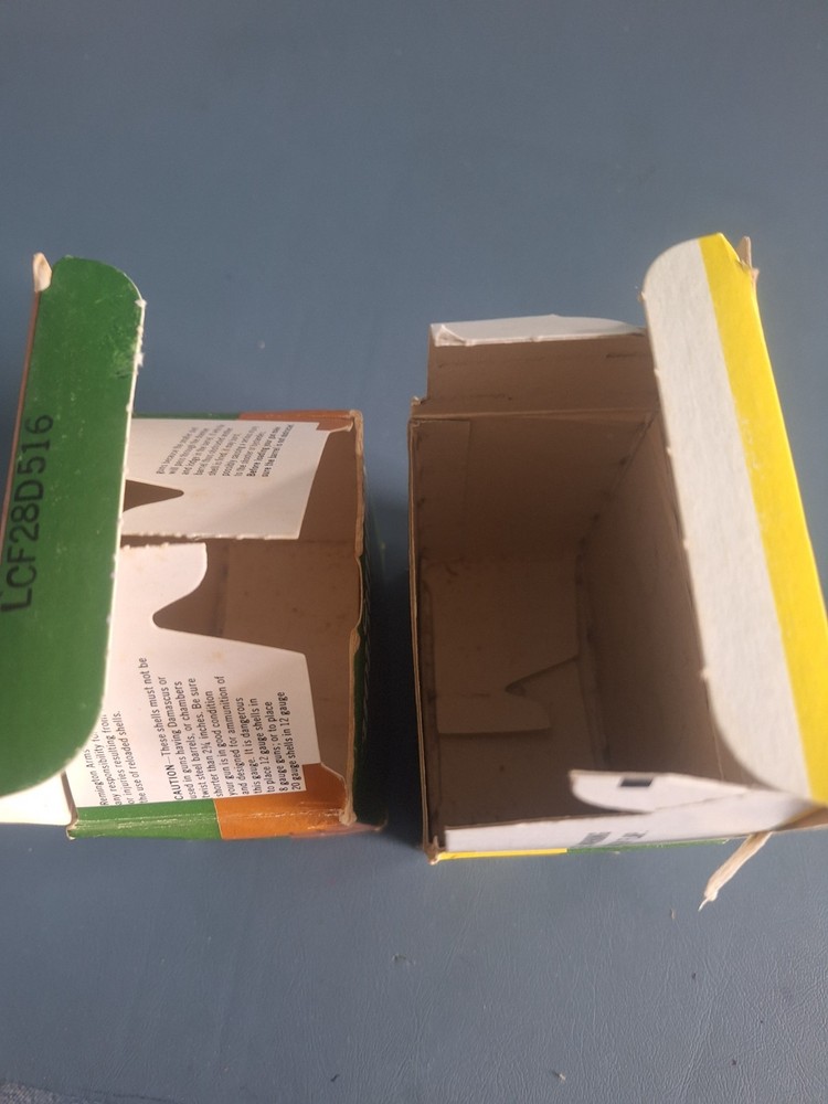 (2) VINTAGE REMINGTON , EMPTY, shell boxes, 12 ga., FREE FREIGHT