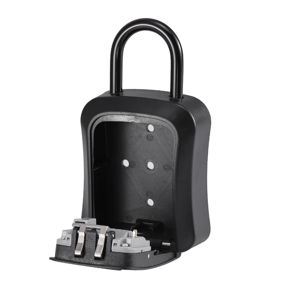 2X 4-Digit Combination Lock Box Wall Mount Security Safe Large Storag Waterproof