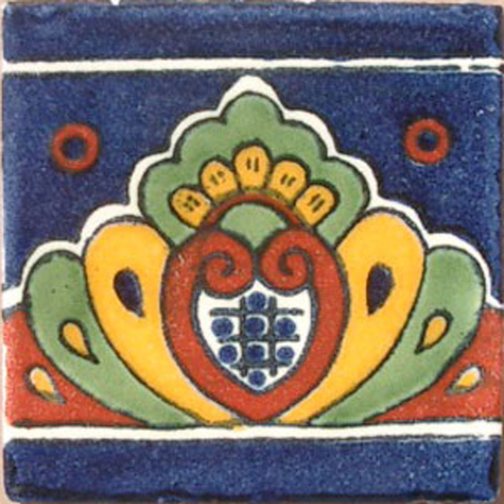 #C064 MEXICAN CERAMIC HANDMADE TALAVERA TILE SETS